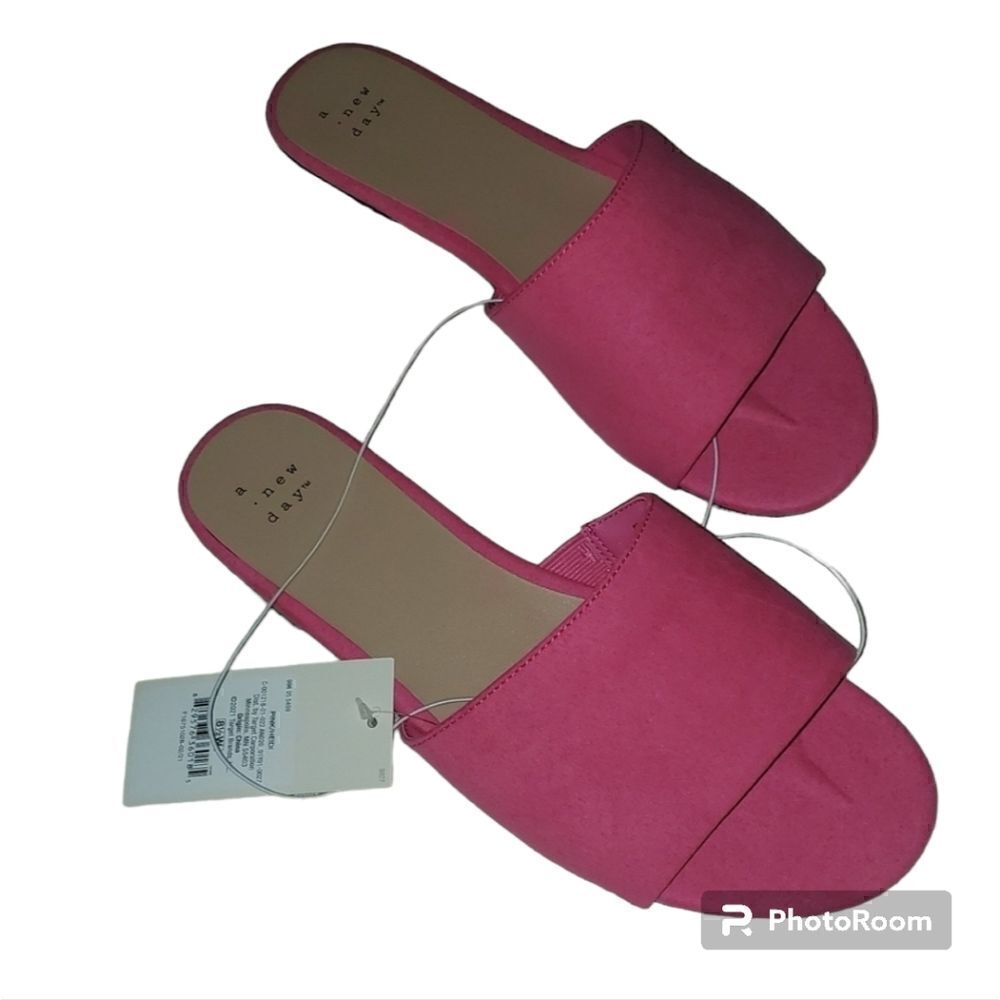 NWT A New Day Pink Slide Sandal 8.5